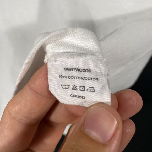 Saintwoods Peace Graphic T-Shirt Size S - Picture 4 of 7